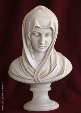 Busto de Madonna. 26x17,5x11cm