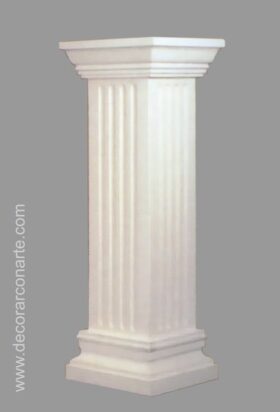 Columna CL30. Escayola. 85x31x31