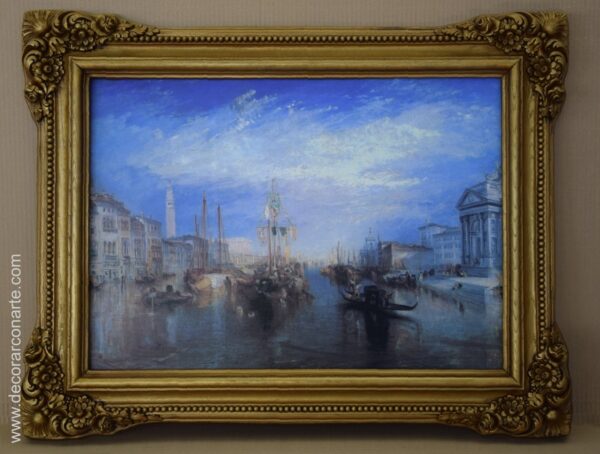 Painting by Turner. The Grand Canal, Venice. 90x70cm