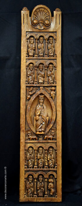 Retablo románico. Altura: 103,5 cm