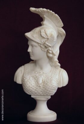 Busto de Atenea neoclásica. 35cm