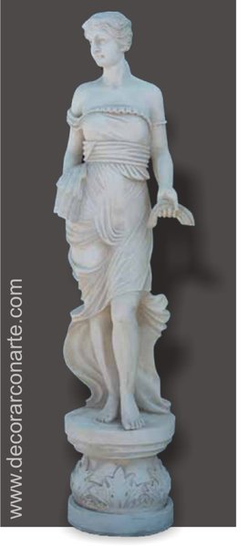 Sculpture. Figure goddess Ceres. Height: 178cm