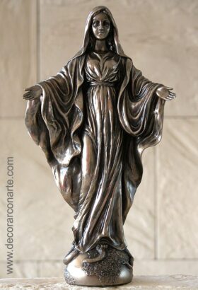 Figura Virgen Maria. Altura: 25 cm