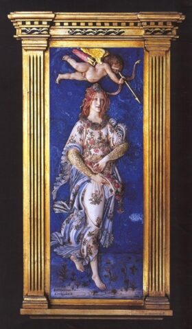 Bajorrelieve Flora de Botticelli