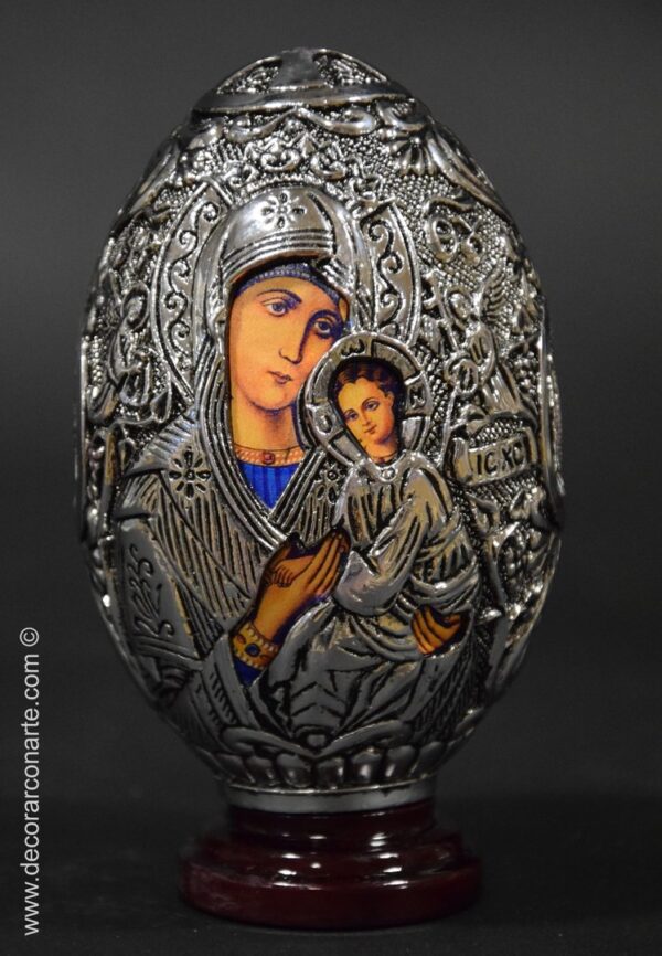 Icono-Huevo-Plata-Pantocrator-Virgen-p-socorro-HUGPL