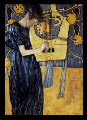 Bajorrelieve. La música de Klimt. 110x79cm