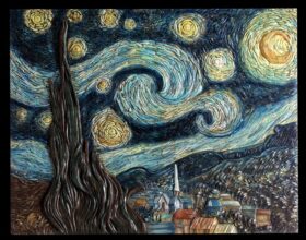 Noche Estrellada de Van Gogh (109x80cm)