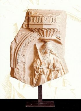 La Justicia -Bajorelieve Gótico Justice - Gothic Bas-Relief