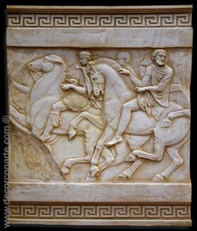 Bajorrelieve de caballos