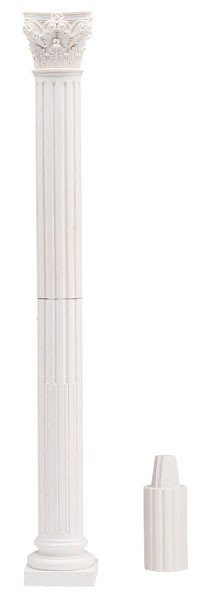 Wolkenstube Columna decorativa blanca, base de galería blanca, columna,  pedestal (90 x 30 x 30 cm) : : Hogar y cocina