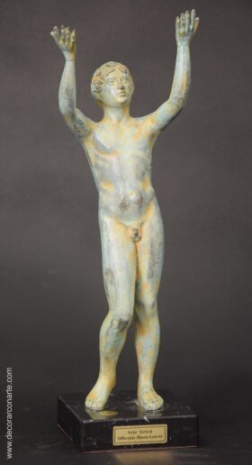 Ofrendante. Bronce romano. Alt: 31 cm