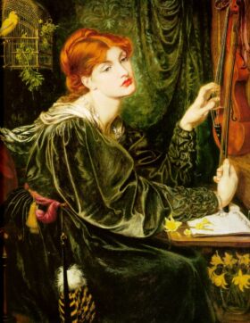 Veronica Veronesse. Lienzo de Rossetti (1828-1882)