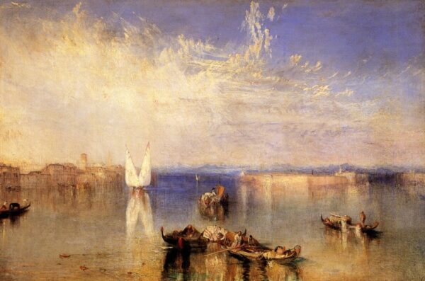 Campo Santo. Venezia. Tela di Turner (1775-1851)