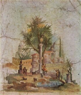 Pintura mural de Pompeya, Plaza Romana