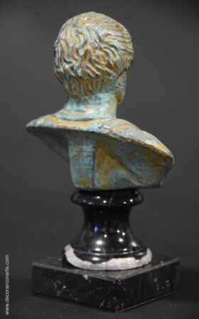 busto bronce Marco Aurelio figura decorativa