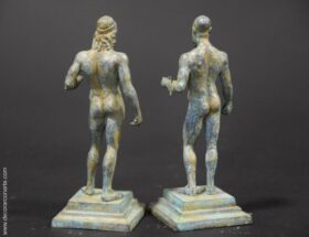 Pareja de Bronces de Riace. 13x5x5cm