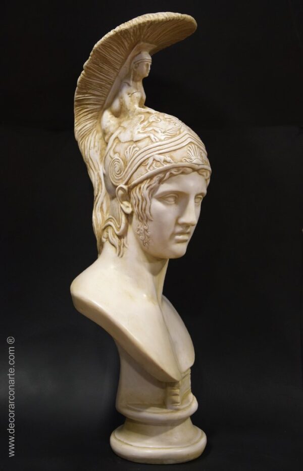 Bust of Ares-Mars. 93x37x37cm - Decorar con Arte