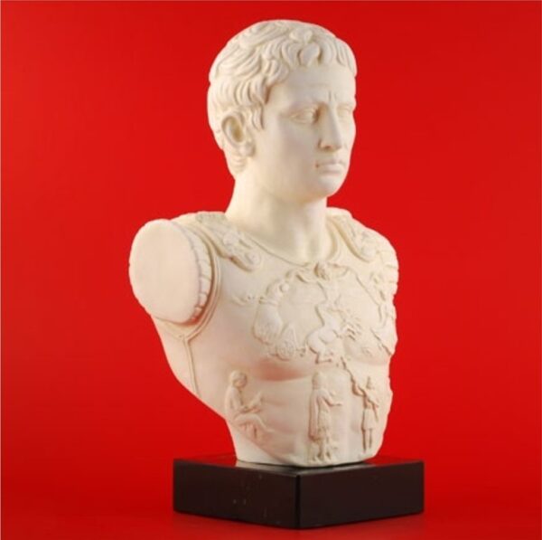 Bust of the Emperor Augustus. 28cm