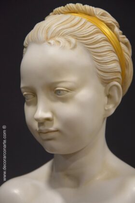 Busto Joven Louise. 30cm