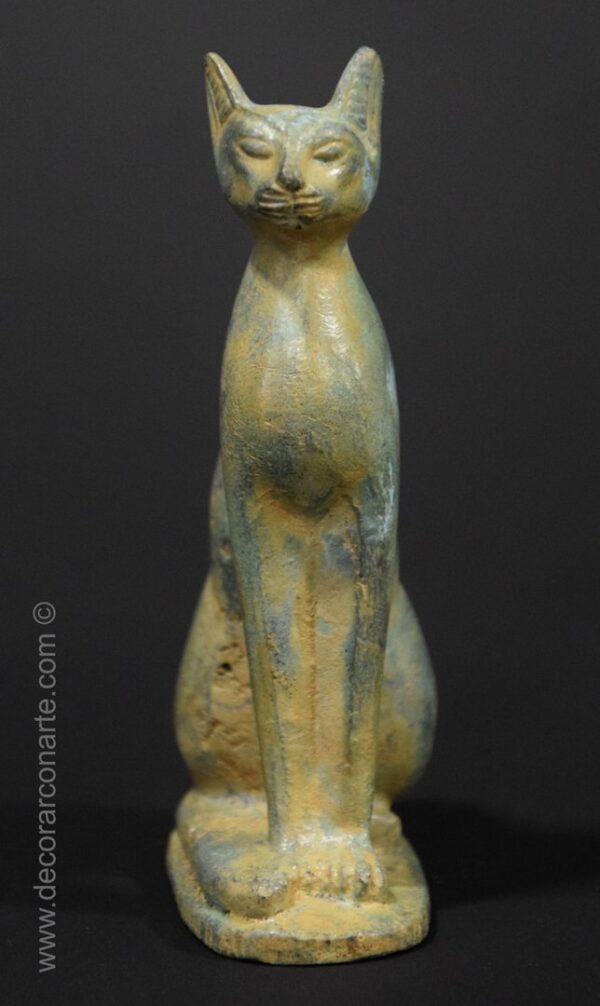 Ägyptische Katze. Göttin Bastet. 13 cm.