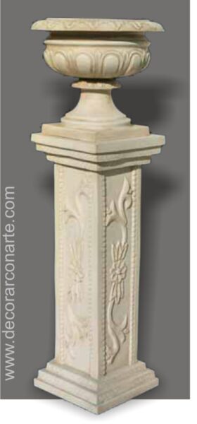 Columna peana Lirios H: 90cm