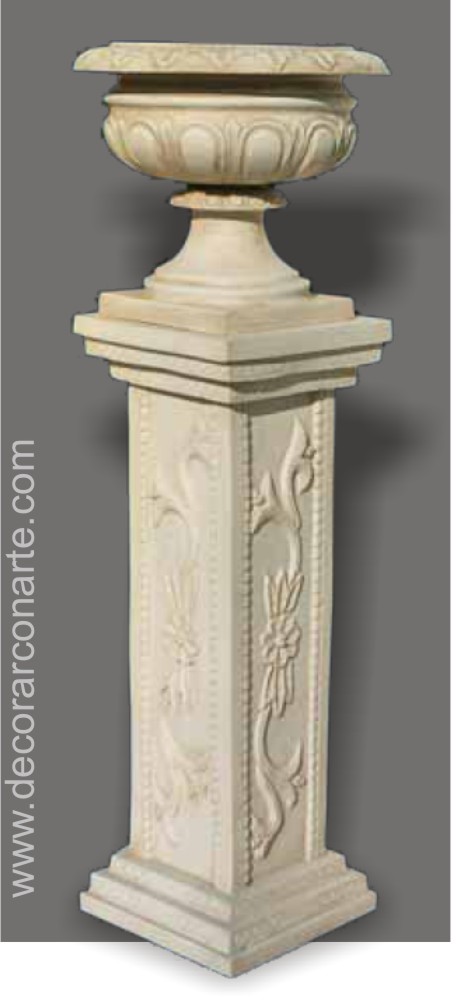 Column base lilies H: 90 cm