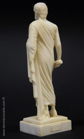 Escultura de Sócrates. Alt: 25 cm