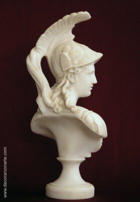 Busto de Atenea neoclásica. 35cm