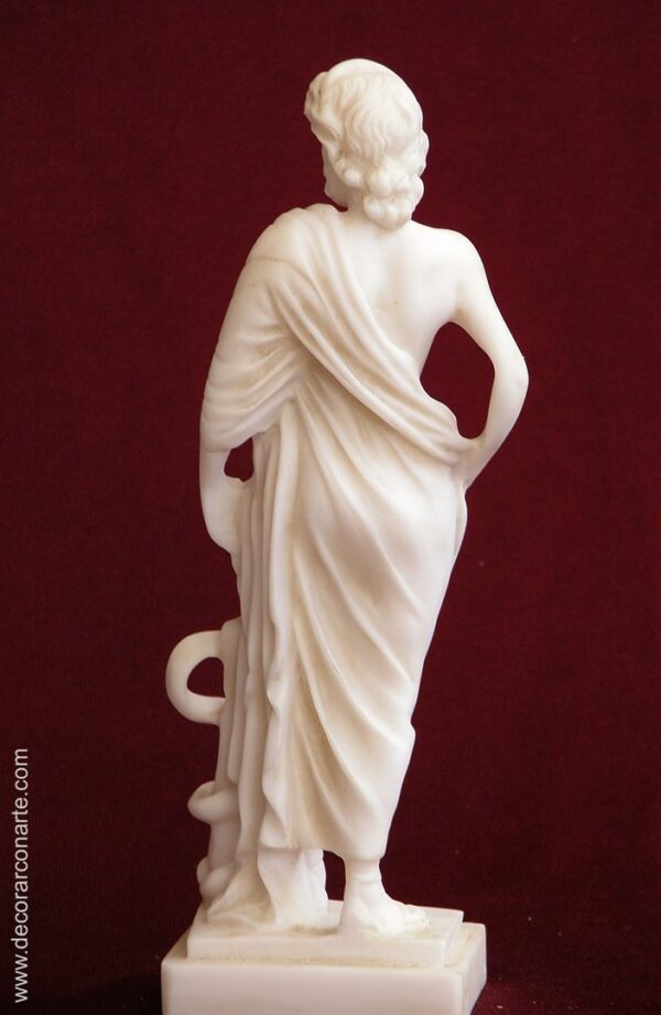figura decorativa Asclepio Epidauro