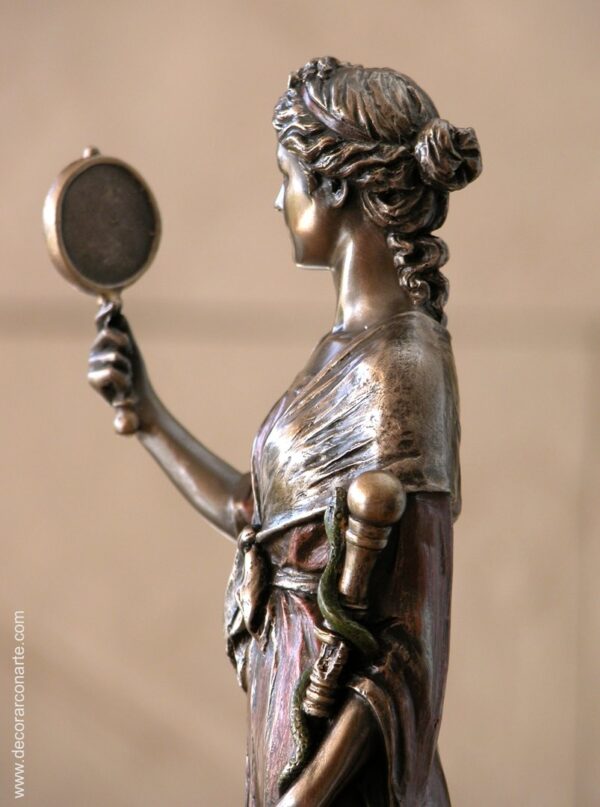 Figure of the Virtue of Prudence. 27cm