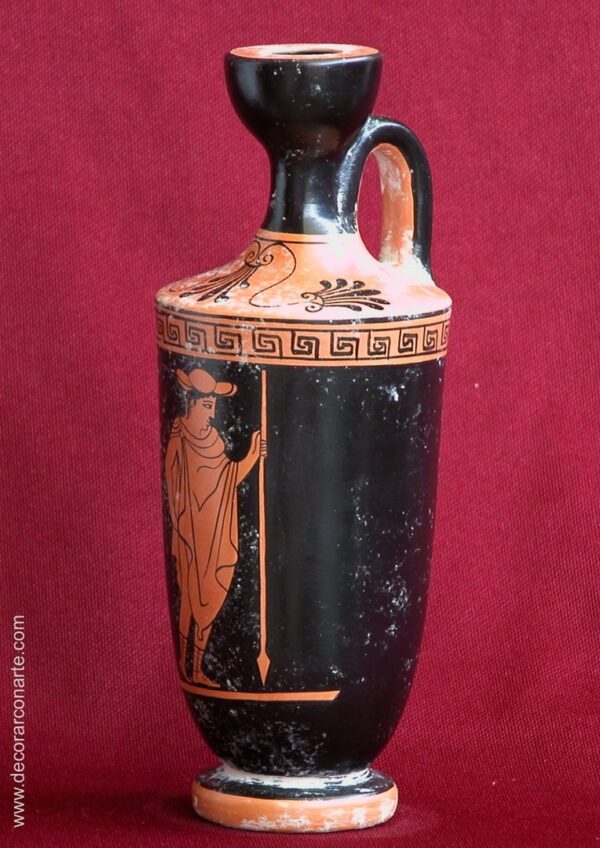 Lekythos. Griechische Keramik. 19cm