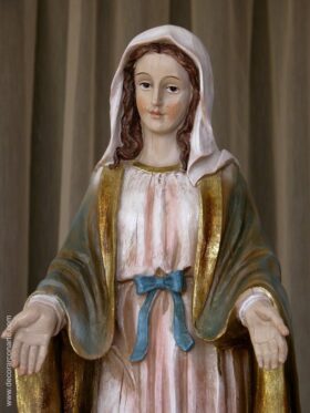 Figura Virgen milagrosa. Altura: 65cm