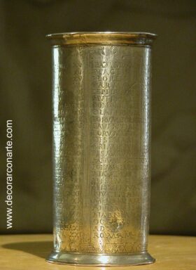 Vaso de Vicarello. Plata