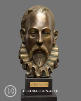 busto de Cervantes Büste von Cervantes