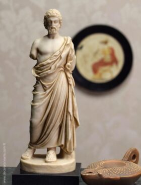 Figure Asclepius of Ampurias. Height: 30cm