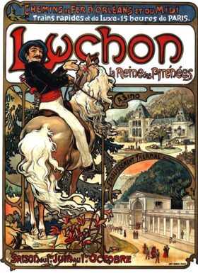 City of Luchon. Poster. Alphonse Mucha (1860-1939)