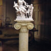 conjunto de Laocoonte y columna jonica Set de Laocoon et colonne