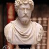 Escultura busto de Marco Aurelio Bust sculpture of Marcus Aurelius