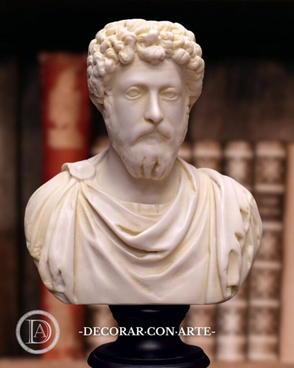 Escultura busto de Marco Aurelio Bust sculpture of Marcus Aurelius