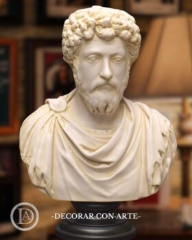 Figura busto de Marco Aurelio Figure buste de Marc Aurèle