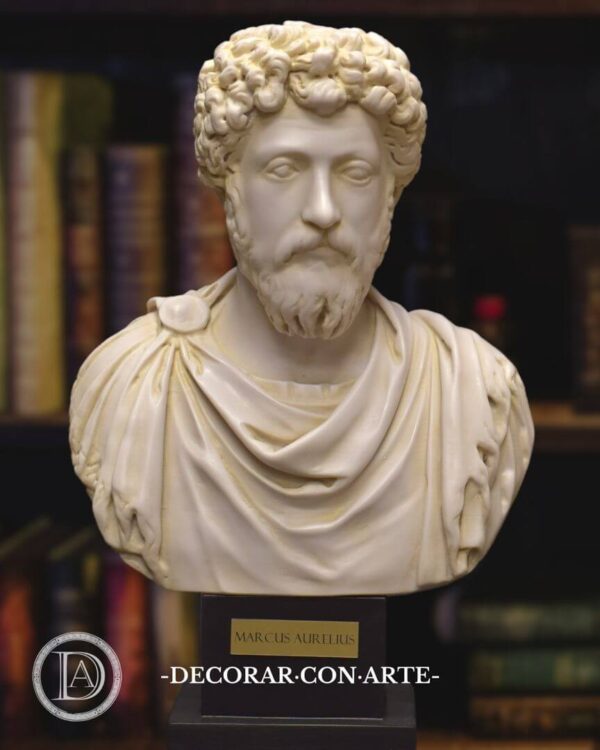 Busto del emperador Marco Aurelio Statue des Kaisers Marcus Aurelius