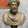 Marco Aurelio patinado en bronce Marcus Aurelius sculpture patinated