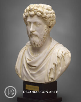 Busto del emperador Marco Aurelio Statue des Kaisers Marcus Aurelius