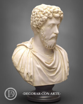 Figura busto de Marco Aurelio