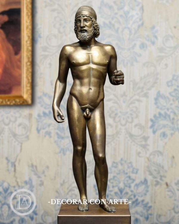 Bronce de Riace I. 55 cm. Patinada en bronce